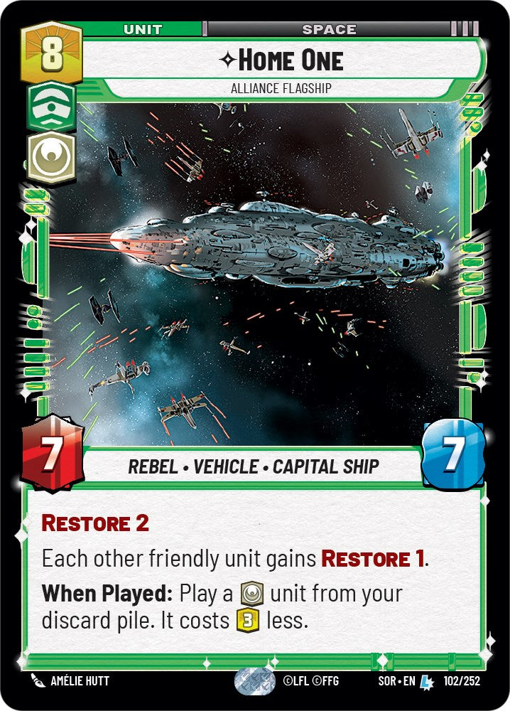 Home One - Alliance Flagship - 102/252 - (Spark of Rebellion)