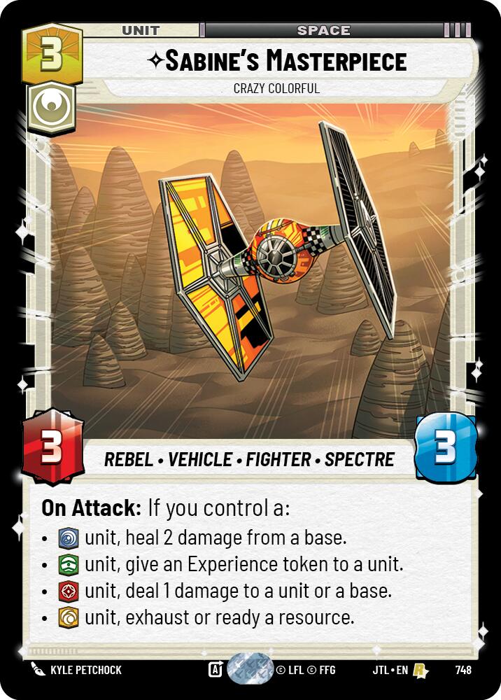 Sabine's Masterpiece - Crazy Colorful (Foil) - 748 - (Jump to Lightspeed)