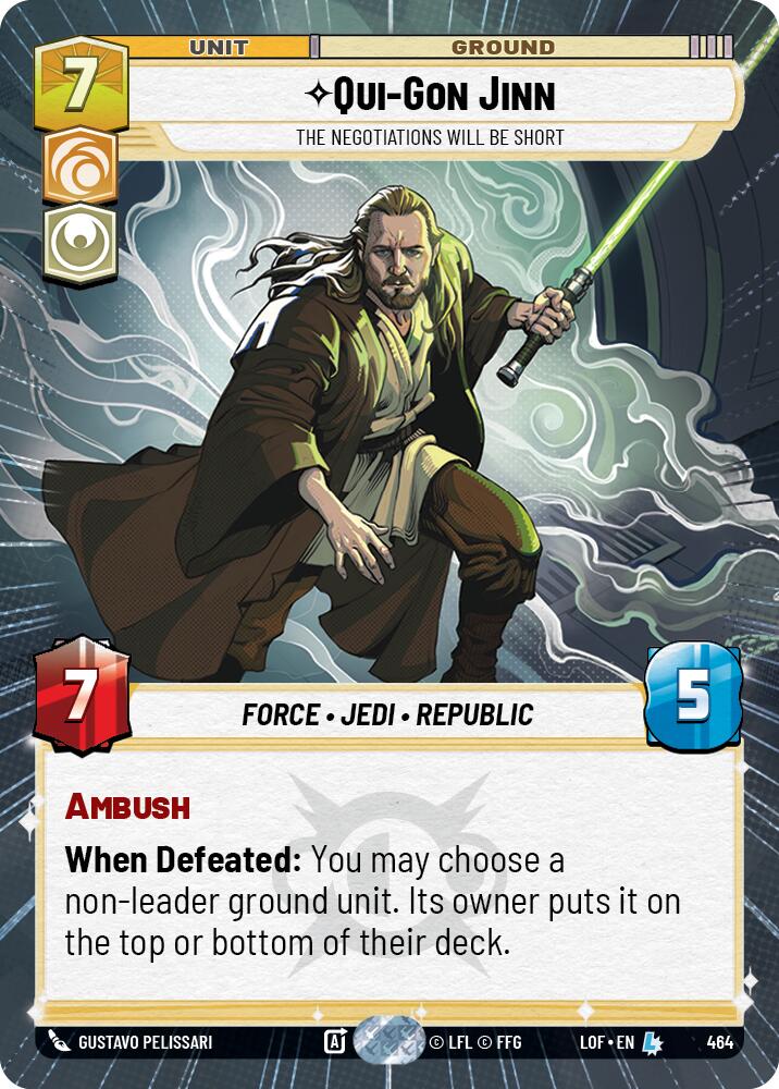 Qui-Gon Jinn - The Negotiations Will Be Short (Hyperspace) - 464 - (Legends of the Force)