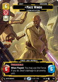Mace Windu - Leaping into Action (Prestige Foil) - 1102 - (Legends of the Force)