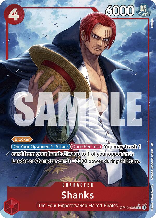 Shanks (008) (Alternate Art) - OP12-008