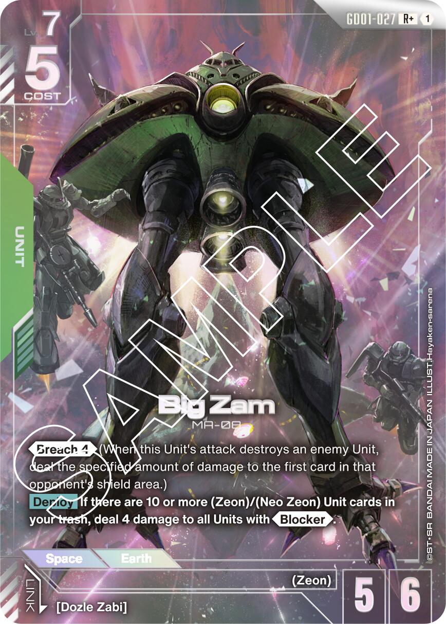 Big Zam (R+) [GD01 - GD01-027]