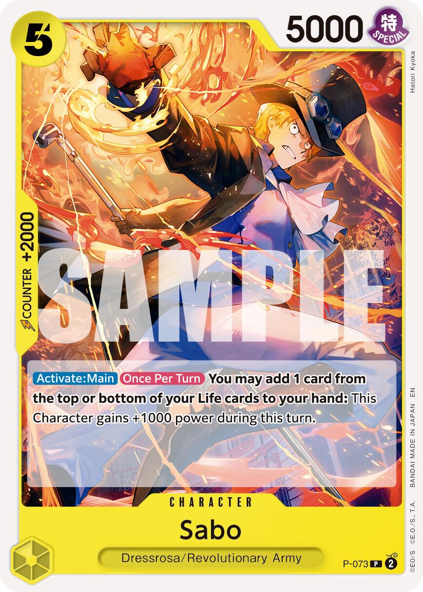 Sabo - P-073 (Reprint) - P-073 - (Premium Booster -The Best- Vol. 2)