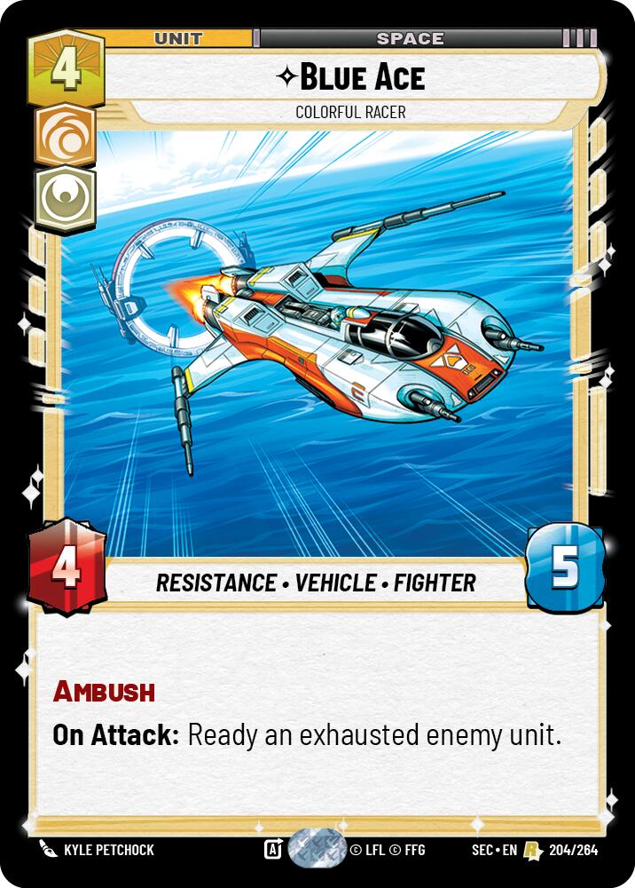 Blue Ace - Colorful Racer - 204/264 - (Secrets of Power)