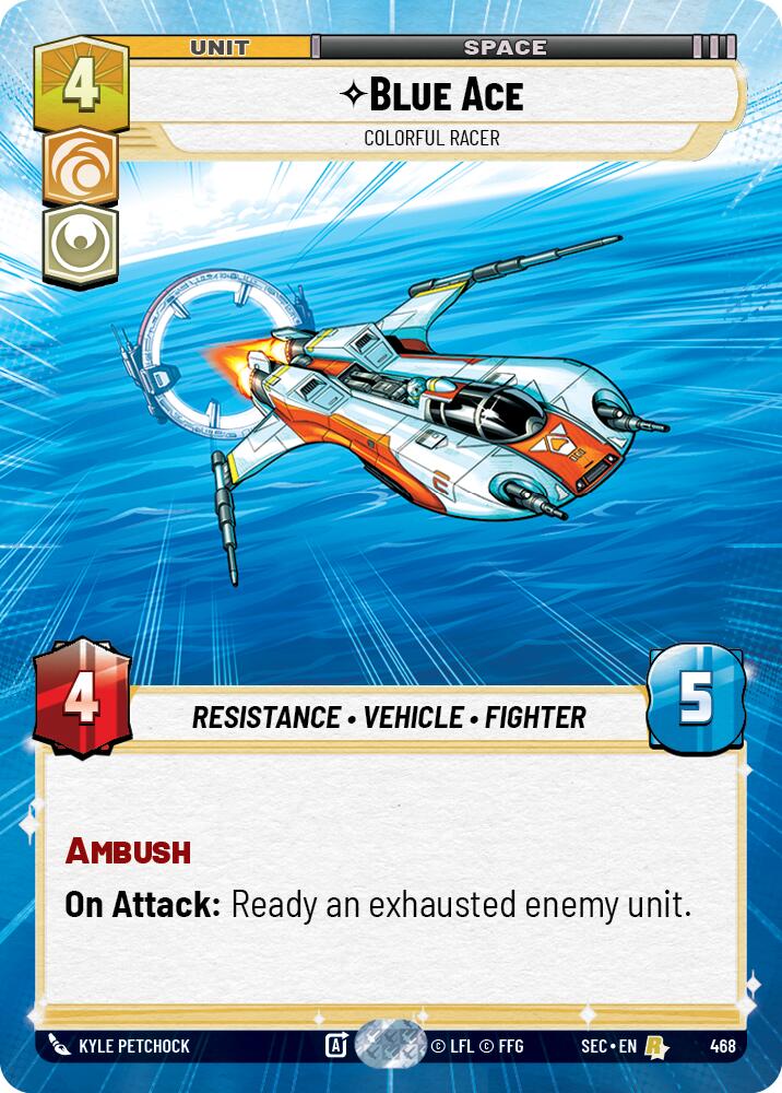 Blue Ace - Colorful Racer (Hyperspace) - 468 - (Secrets of Power)
