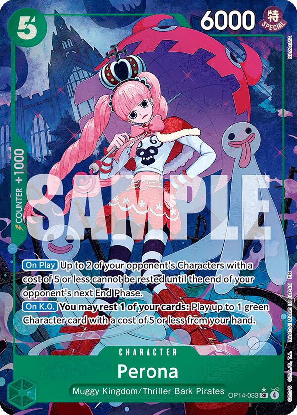 Perona - OP14-033 (Alternate Art) - OP14-033 - (The Azure Sea's Seven)