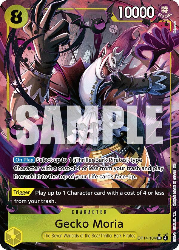 Gecko Moria - OP14-104 (Alternate Art) - OP14-104