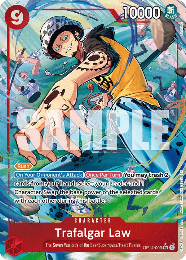 Trafalgar Law - OP14-009 (Alternate Art) - OP14-009