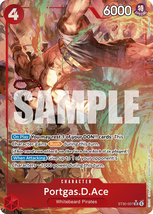 Portgas.D.Ace (007) (Parallel) - ST30-007 - (Starter Deck EX: Luffy & Ace)