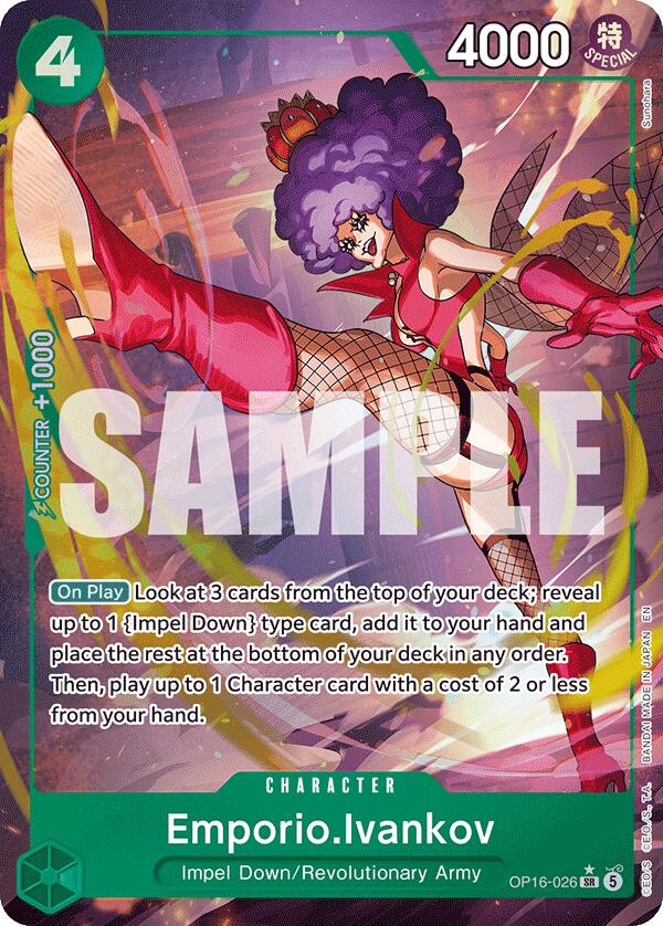 Emporio.Ivankov (026) (Alternate Art) - OP16-026
