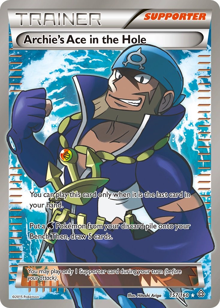 Archie's Ace in the Hole (157 Full Art) - 157/160 - (XY - Primal Clash)