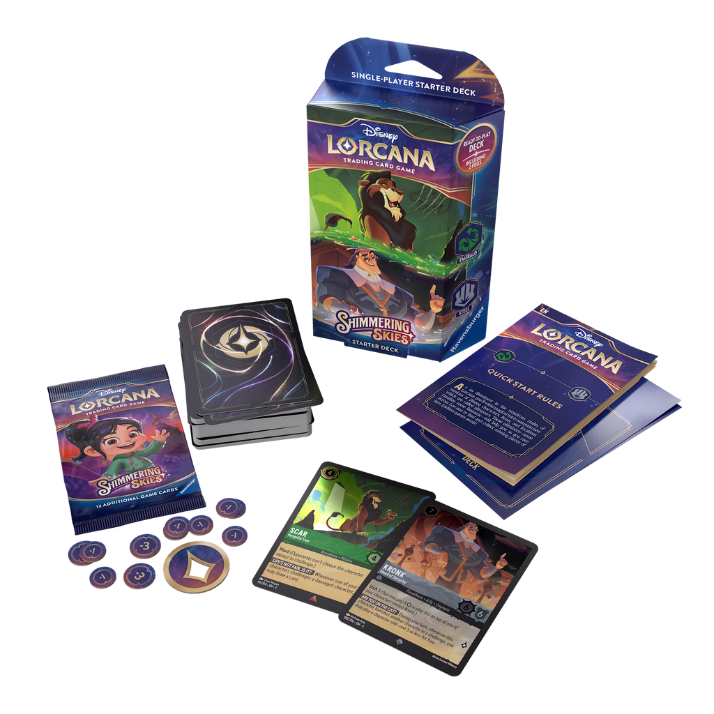 Disney Lorcana TCG: Shimmering Skies - Starter Deck (Set of 2)