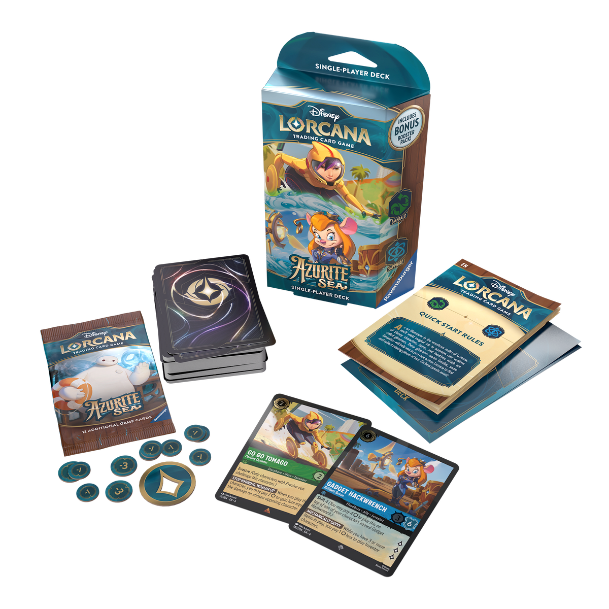 Disney Lorcana TCG: Azurite Sea - Starter Deck (Set of 2)
