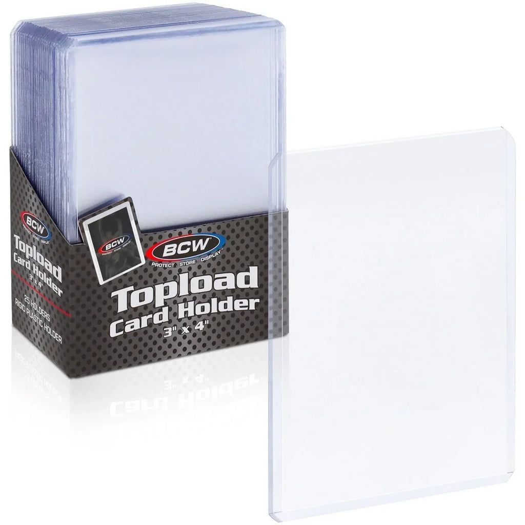 BCW: 3x4 Topload Card Holder - Standard (25ct)