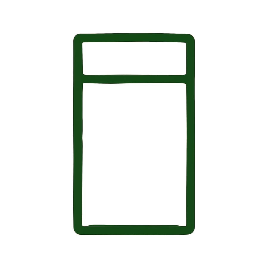 BCW: Graded Slab Bumper - PSA Card Green (6CT)
