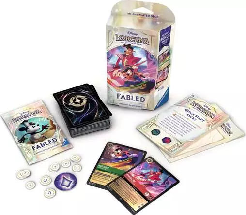 Disney Lorcana: Fabled Starter Deck - Emerald & Ruby Max Goof & Powerline