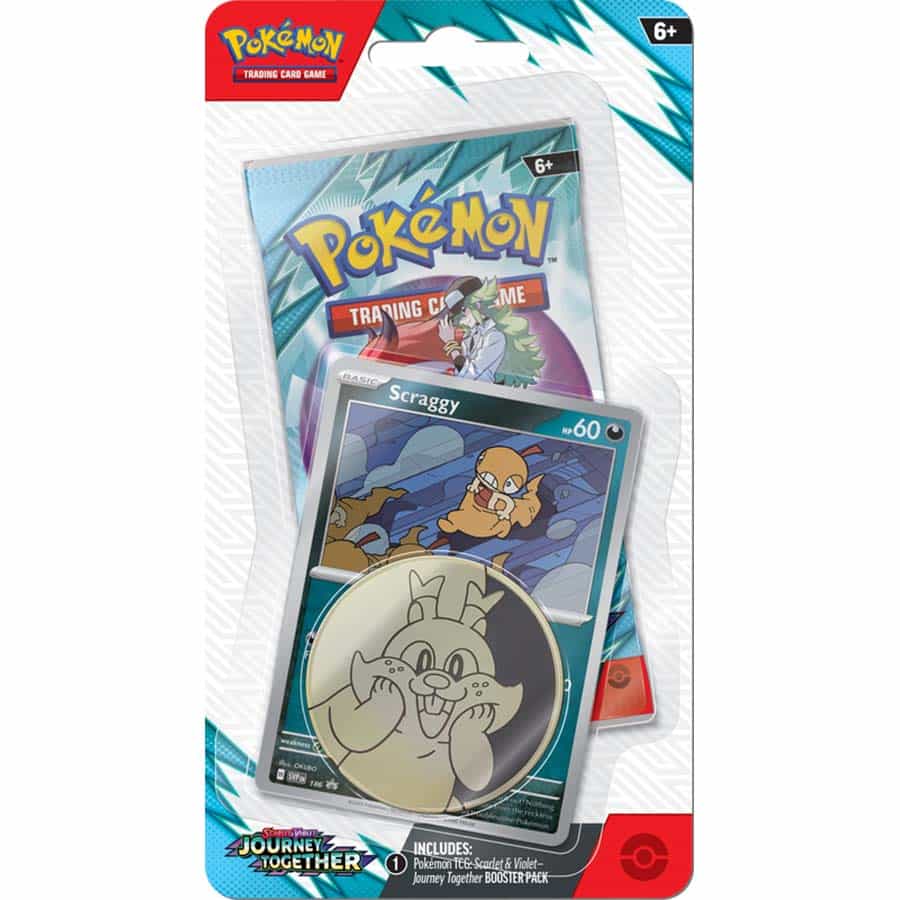 Pokemon TCG: Journey Together - Checklane Blister - Scraggy