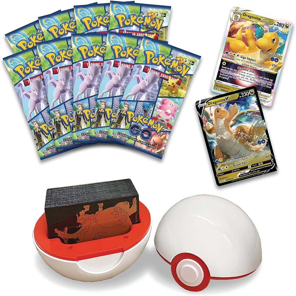 Pokemon TCG: Pokemon Go - Dragonite VSTAR - Premier Deck Holder Collection